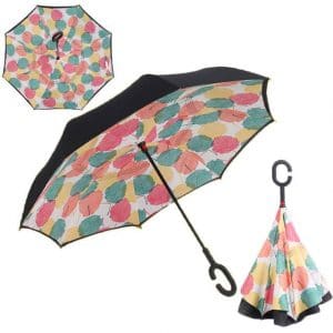 parapluie inversé à motifs