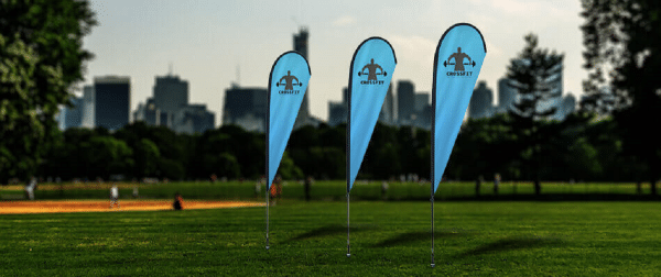 oriflamme publicitaire